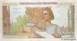 10000 Francs GÉNIE FRANÇAIS FRANCE  1954 F.50.70 B+