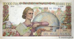 10000 Francs GÉNIE FRANÇAIS FRANCE  1954 F.50.69