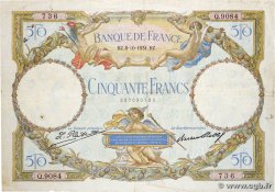 50 Francs LUC OLIVIER MERSON type modifié FRANCE  1931 F.16.02 TB