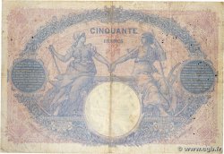 50 Francs BLEU ET ROSE FRANCE  1914 F.14.27 G