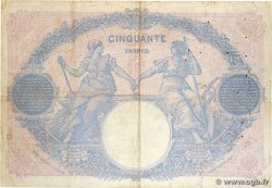 50 Francs BLEU ET ROSE FRANCE  1914 F.14.27 B