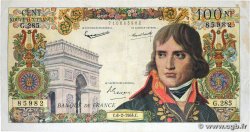 100 Nouveaux Francs BONAPARTE FRANCE  1964 F.59.25 VF-