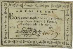 5 Livres Stofflet FRANCE  1794 Laf.273 VF