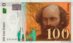100 Francs CÉZANNE Sans STRAP Fauté FRANCE  1997 F.74f4.01 pr.NEUF