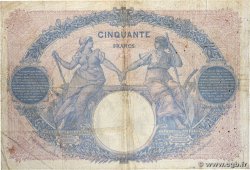 50 Francs BLEU ET ROSE FRANCE  1916 F.14.29 B