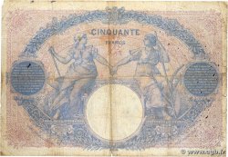 50 Francs BLEU ET ROSE FRANCE  1911 F.14.24 B