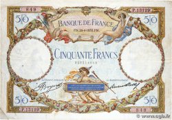 50 Francs LUC OLIVIER MERSON type modifié FRANCE  1933 F.16.04