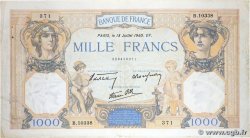 1000 Francs CÉRÈS ET MERCURE type modifié FRANCIA  1940 F.38.50 MBC