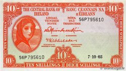 10 Shillings IRLANDA  1965 P.063a SPL