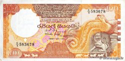 100 Rupees SRI LANKA  1987 P.099a