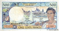 500 Francs POLYNESIA, FRENCH OVERSEAS TERRITORIES  1996 P.01b F