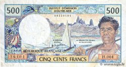 500 Francs POLYNÉSIE, TERRITOIRES D OUTRE MER  1992 P.01a