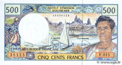 500 Francs FRENCH PACIFIC TERRITORIES  2000 P.01g fST