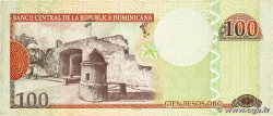 100 Pesos Oro DOMINICAN REPUBLIC  2003 P.171c VF