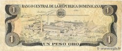 1 Peso Oro DOMINICAN REPUBLIC  1987 P.126b VG