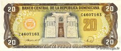 20 Pesos Oro DOMINICAN REPUBLIC  1988 P.120c VF