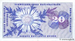 20 Francs SUISSE  1970 P.46r TB