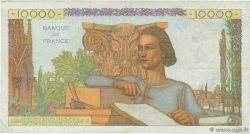 10000 Francs GÉNIE FRANÇAIS FRANCE  1954 F.50.70 VF