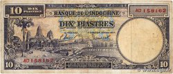 10 Piastres INDOCHINE FRANÇAISE  1947 P.080