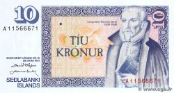 10 Kronur ISLANDE  1961 P.48a SPL