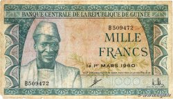 1000 Francs GUINÉE  1960 P.15a B