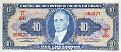 10 Cruzeiros BRÉSIL  1963 P.167b NEUF