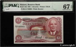 1 Kwacha MALAWI  1981 P.14d ST