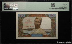 50 Francs - 10 Ariary MADAGASCAR  1969 P.061 UNC-