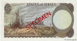 5 Pounds Spécimen JERSEY  1976 P.12as UNC-