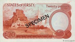 20 Pounds Spécimen JERSEY  1976 P.14as UNC-