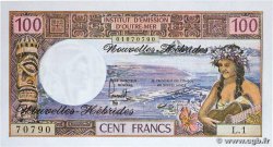 100 Francs NEW HEBRIDES  1977 P.18d UNC