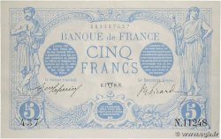 5 Francs BLEU FRANCIA  1916 F.02.38