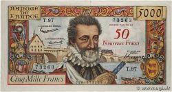 50 NF sur 5000 Francs HENRI IV FRANCE  1959 F.54.02