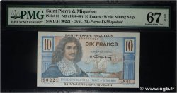 10 Francs Colbert SAN PEDRO Y MIGUELóN  1947 P.23 FDC