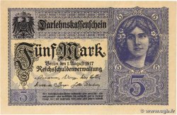 5 Mark ALLEMAGNE  1917 P.056b