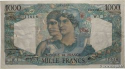 1000 Francs MINERVE ET HERCULE FRANCIA  1945 F.41.01 MBC+