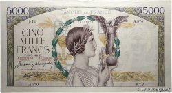 5000 Francs VICTOIRE Impression à plat FRANCE  1941 F.46.22 SUP