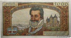5000 Francs HENRI IV FRANCE  1958 F.49.06 TTB+