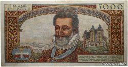5000 Francs HENRI IV FRANCE  1957 F.49.04 TTB