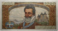 5000 Francs HENRI IV FRANCE  1957 F.49.01 TTB+