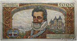5000 Francs HENRI IV Petit numéro FRANCE  1957 F.49.01 TTB