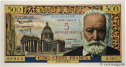 5 NF sur 500 Francs Victor HUGO FRANCE  1959 F.52.02 SUP+