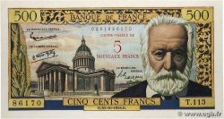 5 NF sur 500 Francs Victor HUGO FRANCE  1958 F.52.01 TTB+
