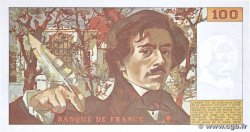 100 Francs DELACROIX modifié FRANCE  1984 F.69.08a UNC-
