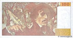 100 Francs DELACROIX imprimé en continu FRANCIA  1990 F.69bis.02b BC+