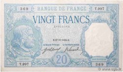 20 Francs BAYARD FRANCIA  1916 F.11.01