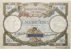 50 Francs LUC OLIVIER MERSON FRANCE  1928 F.15.02