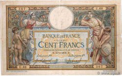 100 Francs LUC OLIVIER MERSON avec LOM FRANCE  1908 F.22.01