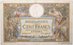 100 Francs LUC OLIVIER MERSON avec LOM FRANCIA  1908 F.22.01