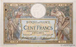 100 Francs LUC OLIVIER MERSON avec LOM FRANCE  1908 F.22.01